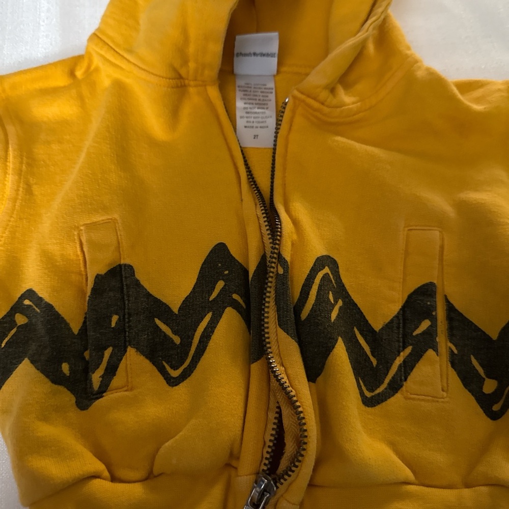 Yellow Zigzag Kids Jacket